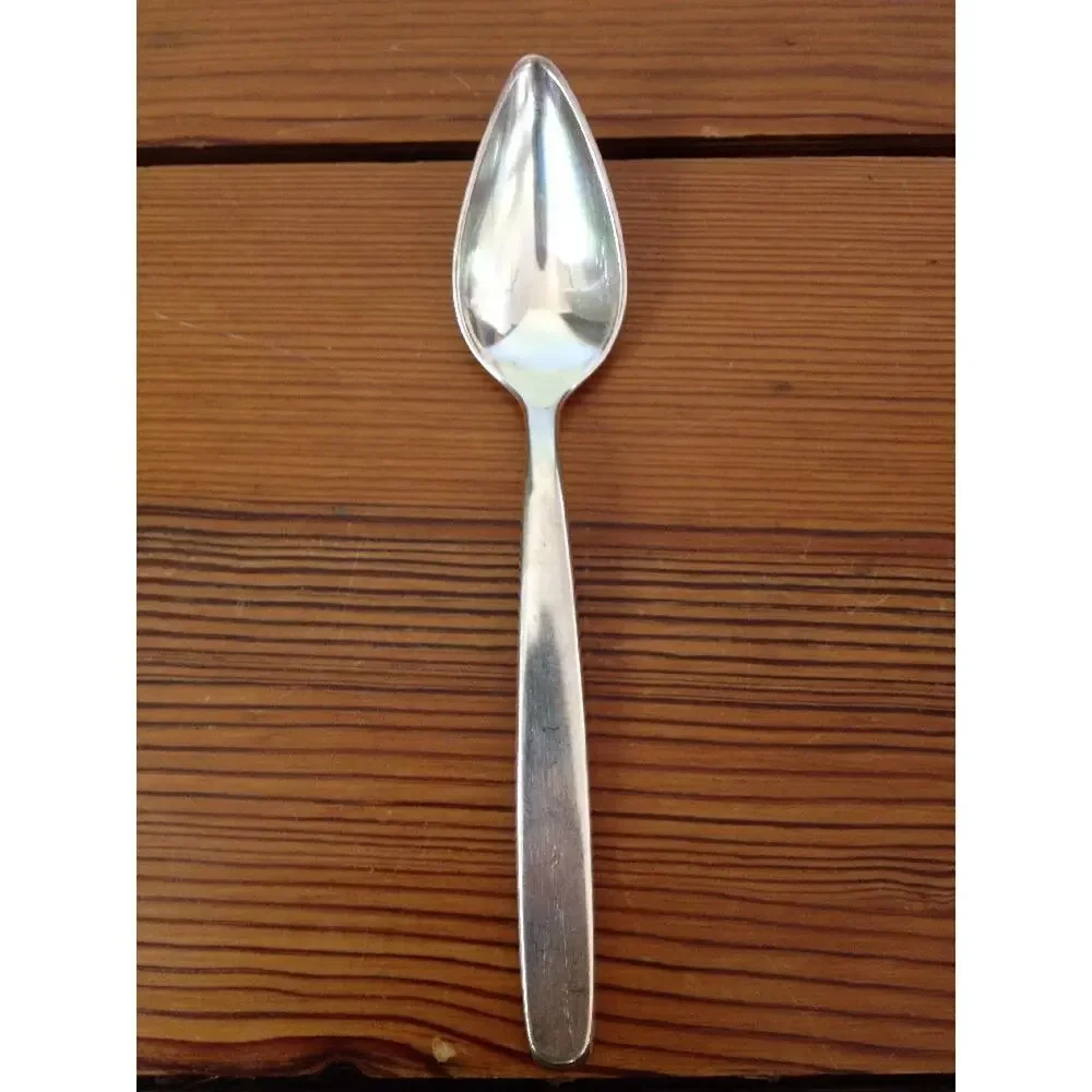 Set of 6 Vintage Mid Century Gerity? Silverplate G 90 Spoons Antique Flatware